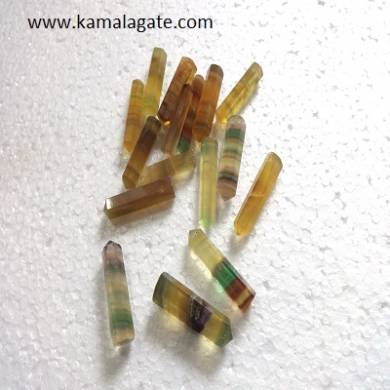 Multi Flourite Single terminated pencile point 