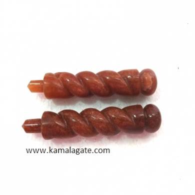 Orange Aventurine Twisted Healings Wands