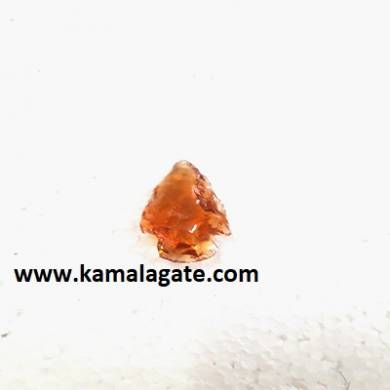 Orange Natural Color Glass Arrowhead