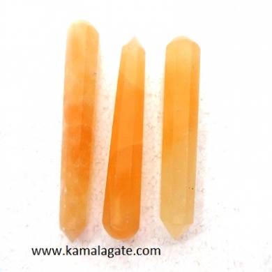 Orange senolite Faceted Massage Wands 