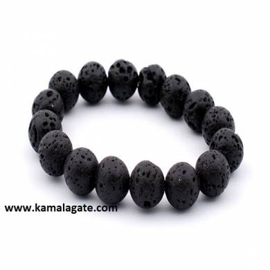 Gemstone Plain Lava Stone Bracelets