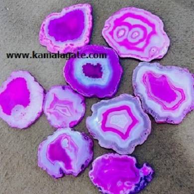 Purple agate 3-4 inch agate slices wholesale