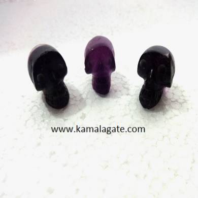 Purple Flourite skulls