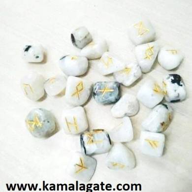 Rainbow Moonstone Rune Set