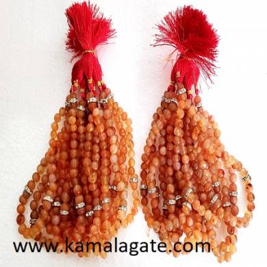 Red Carnelian 33 Beads Jap Mala