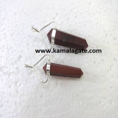 Red Jasper Double Point Pencil Pendent