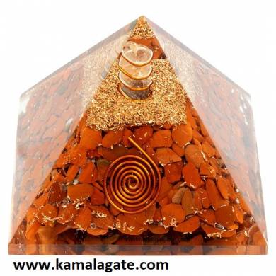 Orgone Red Jasper Pyramid 