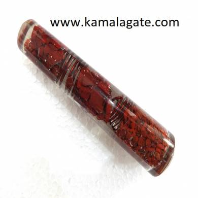 Red Jasper Orgone Smooth Massage Wands