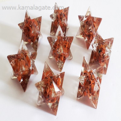 Red Jasper Orgone Star