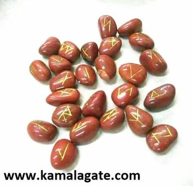 Red Jasper Rune Set