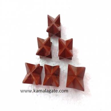 Red Jasper Merkaba Stars