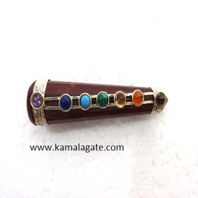 Seven Chakra Special Shape Faceted Healing Sticks