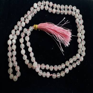 Rose Quartz Natural Beads Jap Mala