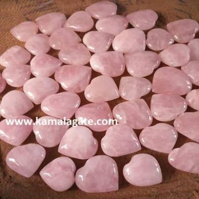 Rose Quartz Pub Hearts