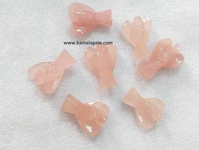 Rose Quartz angles 1inch