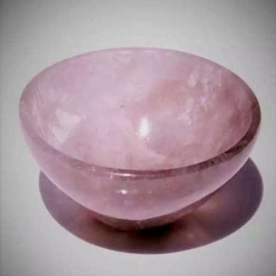 Rose quartz 3 Inch Gemstone Bowls