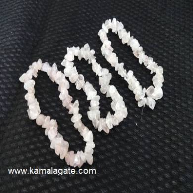 Rose Quartz Chips Bracelets