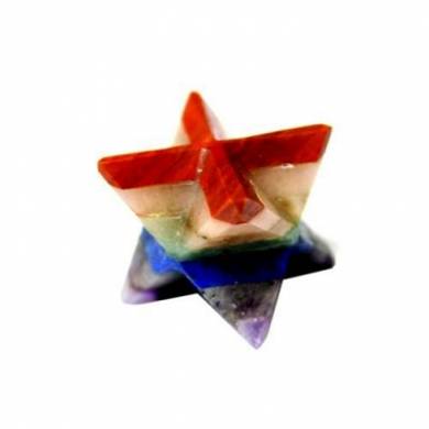 Seven Chakra Bonded Merkaba Star