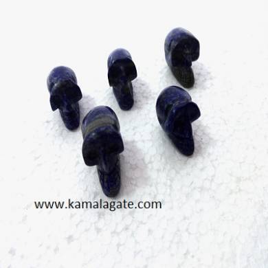 Lapis Lazuli skulls