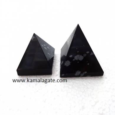 Snow Flake Obsidean Big Pyramids