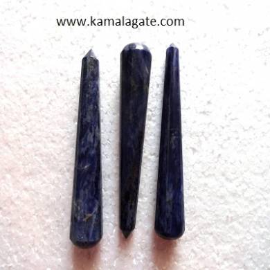 Sodalite Faceted Massage Wands 