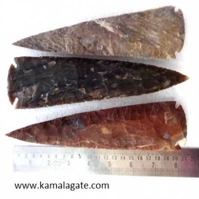 8 inch Indian Agate Arrowhead Point Agate sperheads