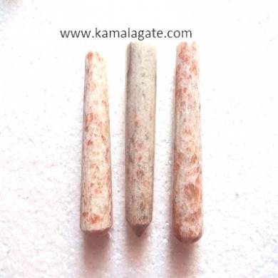 Sunstone Faceted Massage Wands