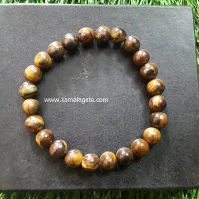 Tiger Eye 8mm Beads Bracelet