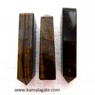 Tiger Eye Gemstone Towers