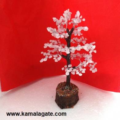 Gemstone Rose Quartz Tree With Thick Roots 200 chips