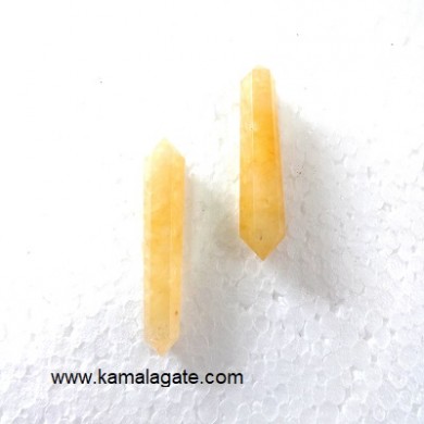 Yellow Aventurine Double Point Terminated Pencile 