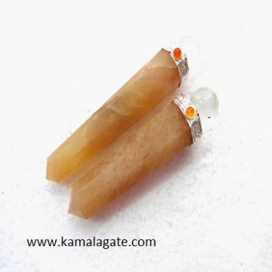 Yellow Aventurine Healings Wands With Crystal ball