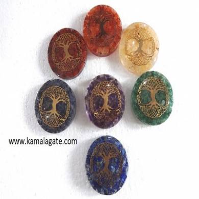 assorted orgone dome with tree of life symbol