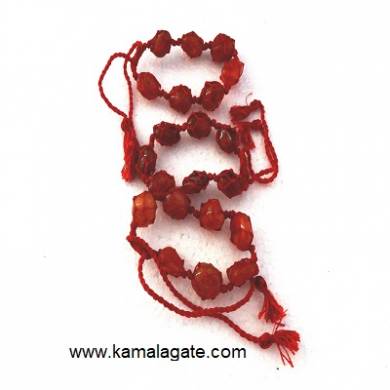 Red Cardelian Tumble stone Bracelets 