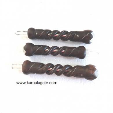 RoseWood Sprial Healing Stick